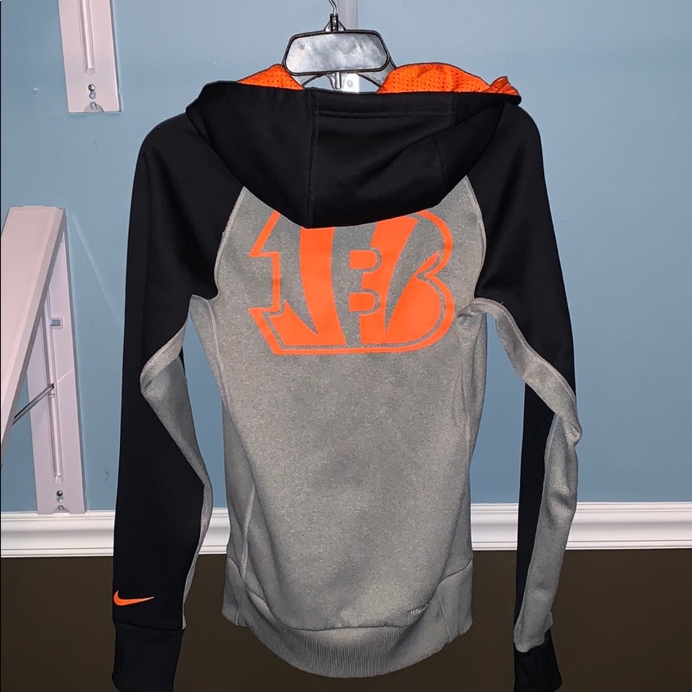 Nike Cincinnati Bengals zip up hoodie Therma-Fit
